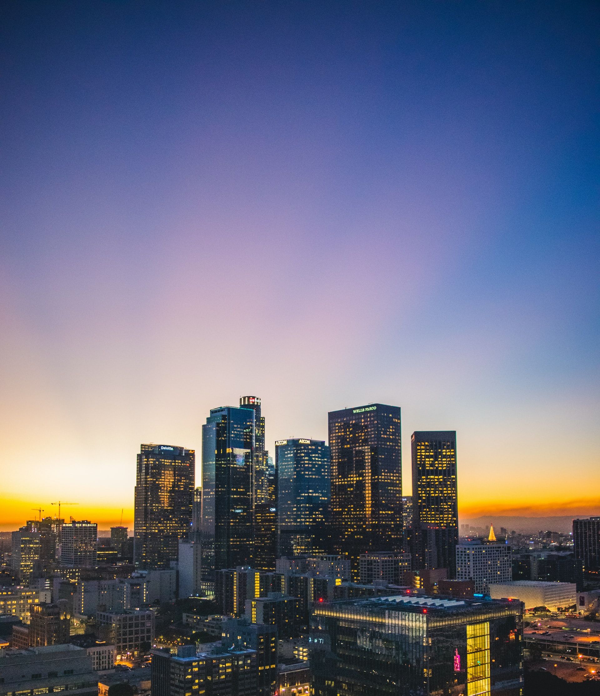 City skyline representing market complexity